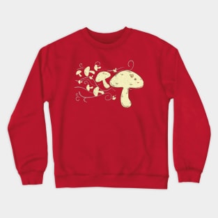 Flying Magic Mushrooms Crewneck Sweatshirt